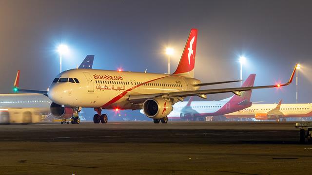 A6-AOE:Airbus A320-200:Air Arabia